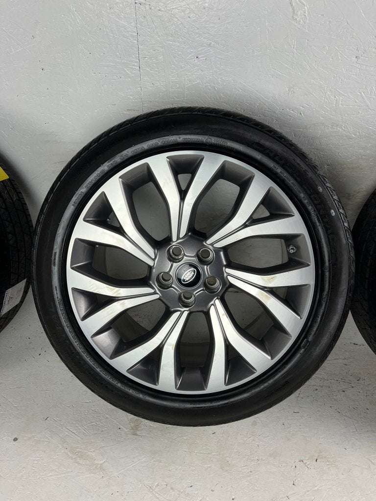 Originele Range Rover Sport L405 L494 velgen 21" 5x120 zomer, Auto-onderdelen, Niet ingevuld, Gebruikt, 275 mm, Banden en Velgen