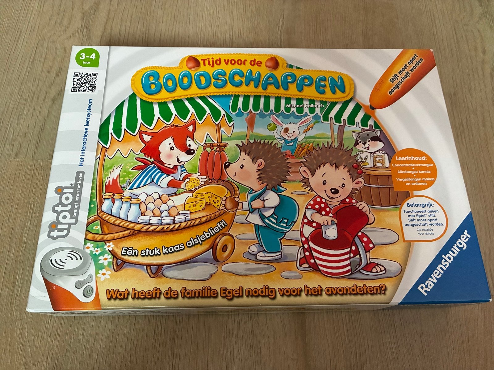 Tiptoi Tijd voor de Boodschappen - Interactief Leerspel, Kinderen en Baby's, Ophalen, Zo goed als nieuw, Ontdekken