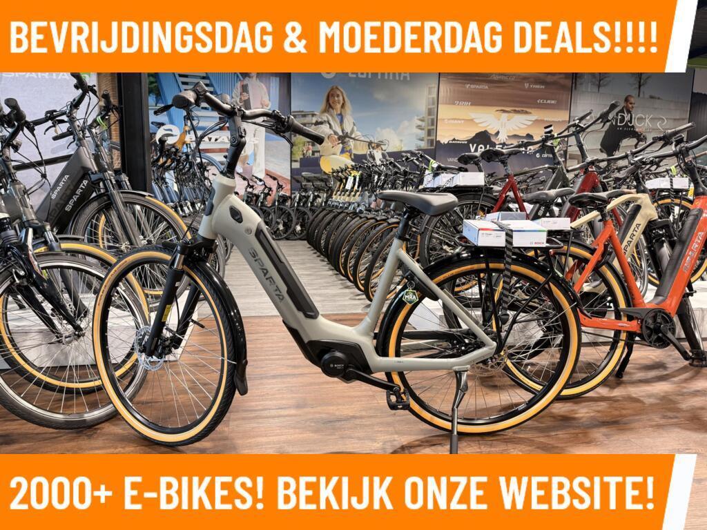 Sparta C-Grid MEGA DEALS Bosch Motor MAGAZIJN OPRUIMING, Sparta, Nieuw, 50 km per accu of meer, 55 tot 59 cm