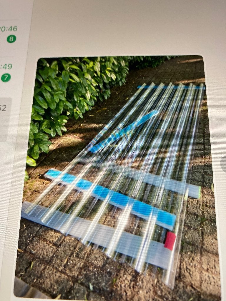 Polycarbonaat  golfplaten 177/51 Type F, Ophalen, Kunststof, Overige kleuren, Nieuw
