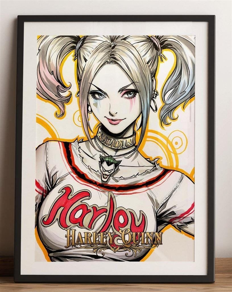 Harley Quinn Batman Grote Comic Poster 50x70cm, Verzenden, Kuifje, Nieuw, Beeldje of Figuurtje