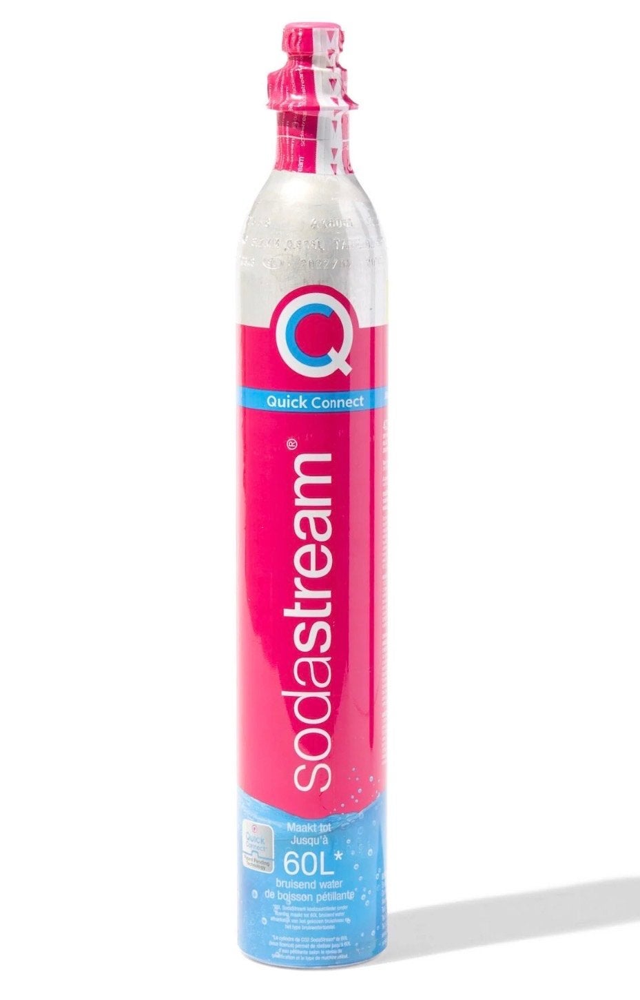 Sodastream Quick Connect CO2 Cilinders 60L - Roze, Ophalen, Nieuw