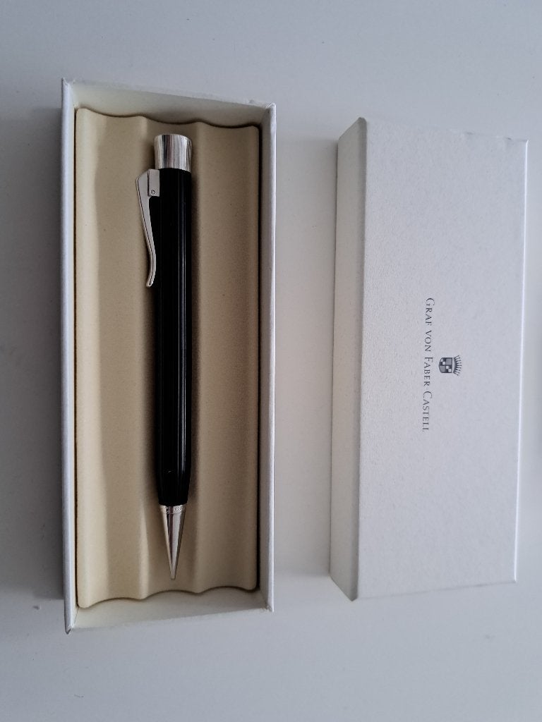 Graf von Faber-Castell Intuition Fluted Black Vulpotlood, Verzamelen, Ophalen of Verzenden, Zo goed als nieuw, Vulpotlood, Overige merken