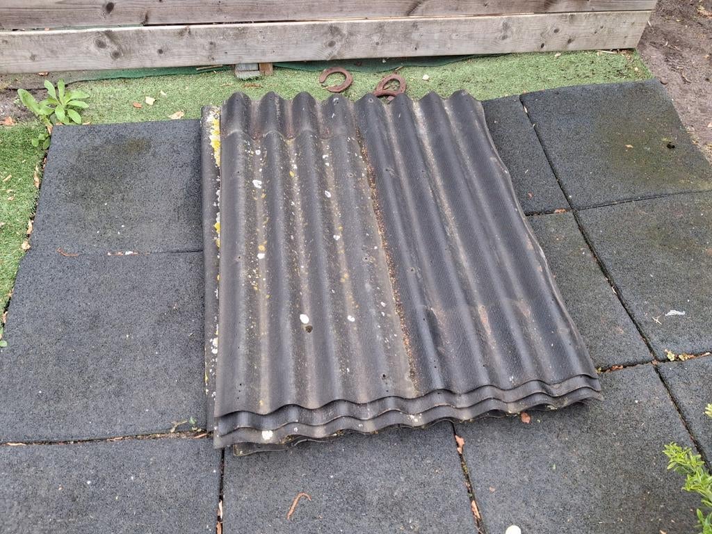 Golfplaten bituum 76 bij 1m 15 stuks, Ophalen, Zwart, 15 m² of meer, Golfplaat