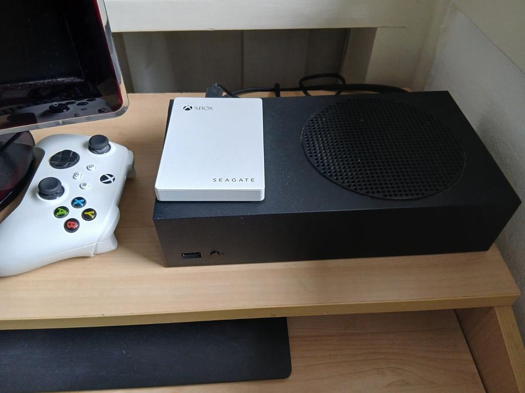 Xbox Series S met Seagate uitbreiding en controller, Ophalen, Zo goed als nieuw, Xbox Series S