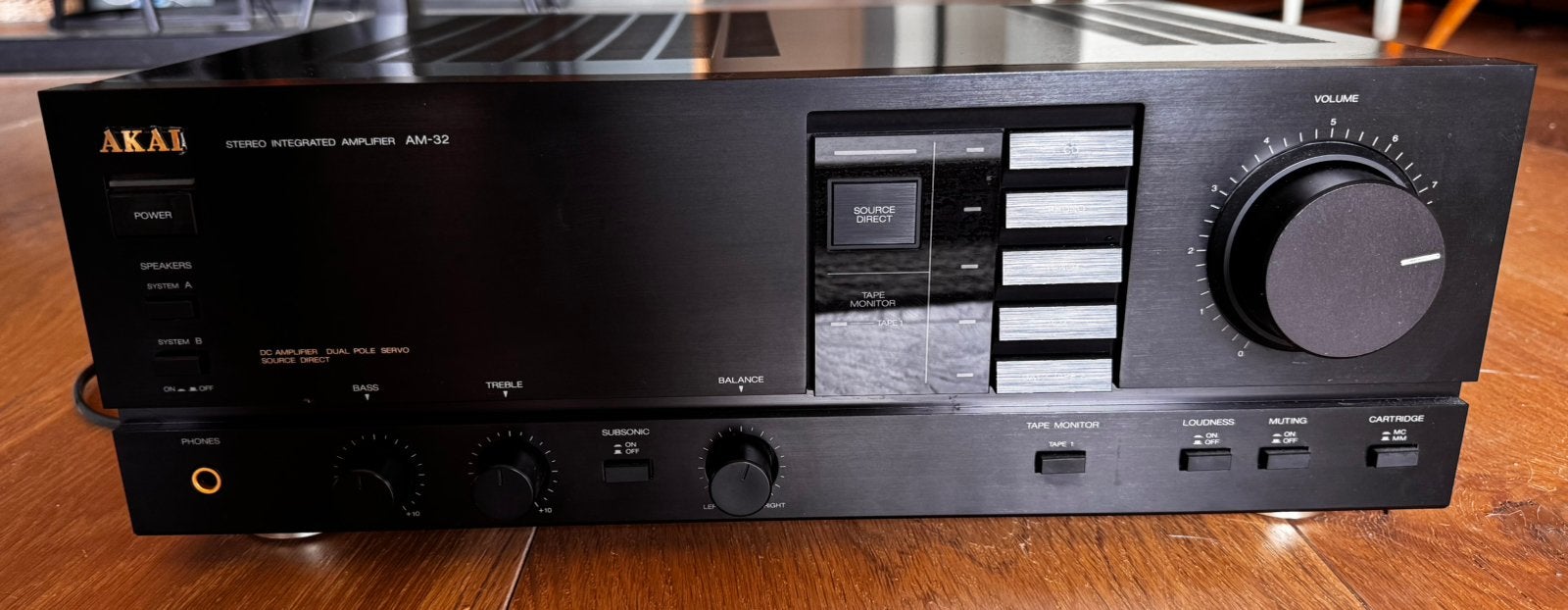 AKAI AM-32 Stereo Geïntegreerde Versterker, Audio, Tv en Foto, Versterkers en Receivers, Gebruikt, 60 tot 120 watt, Stereo, Ophalen