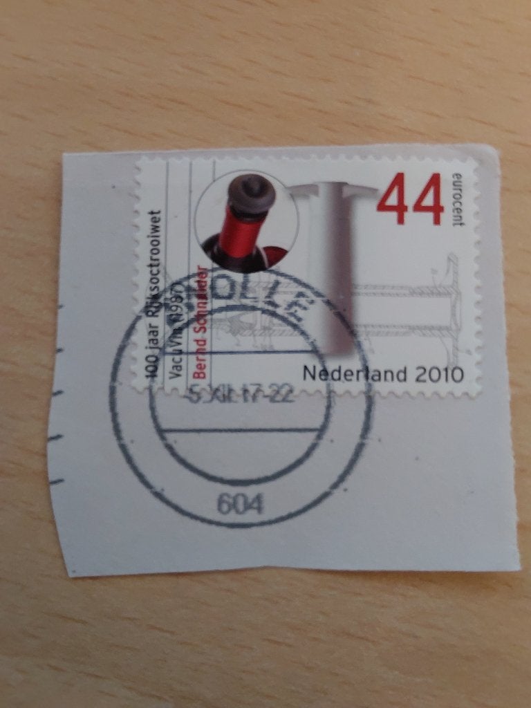 2010 Octrooiwet, Verzenden, Gestempeld
