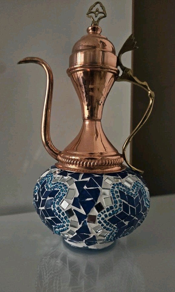 Mozaïek sierobject (lees beschrijving), Antiek en Kunst, Antiek | Lampen, Ophalen of Verzenden