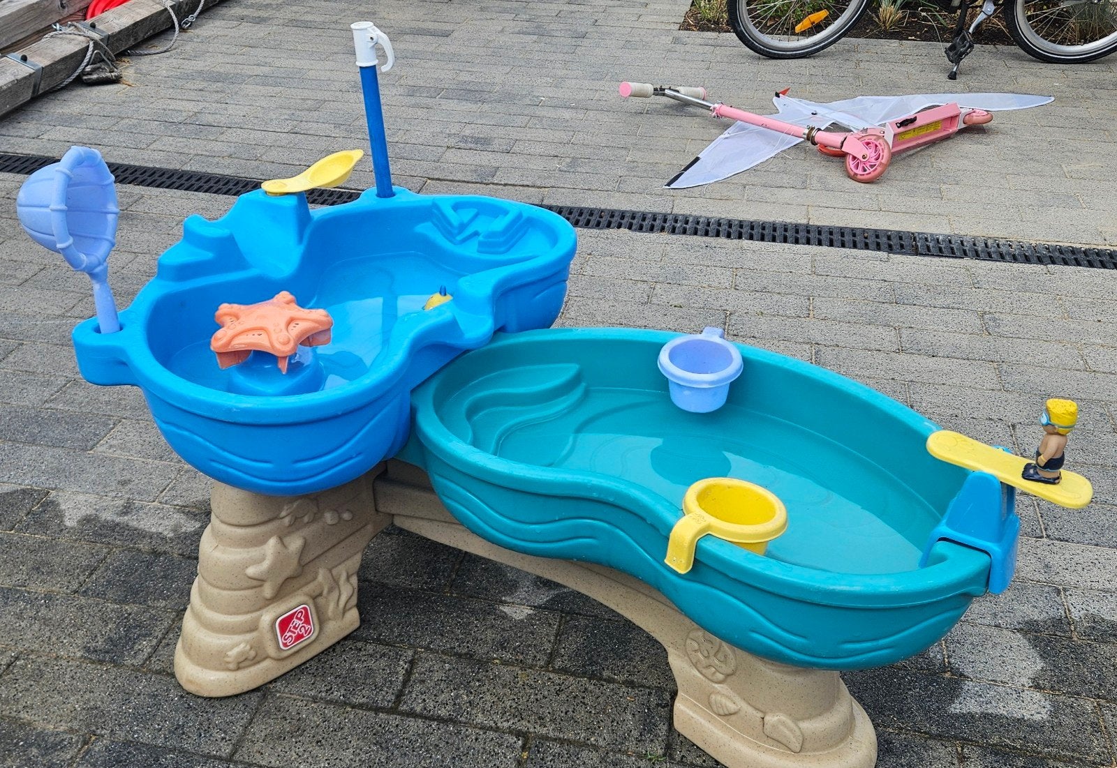 Step2 Waterplay Zand- en Watertafel, Ophalen, Gebruikt
