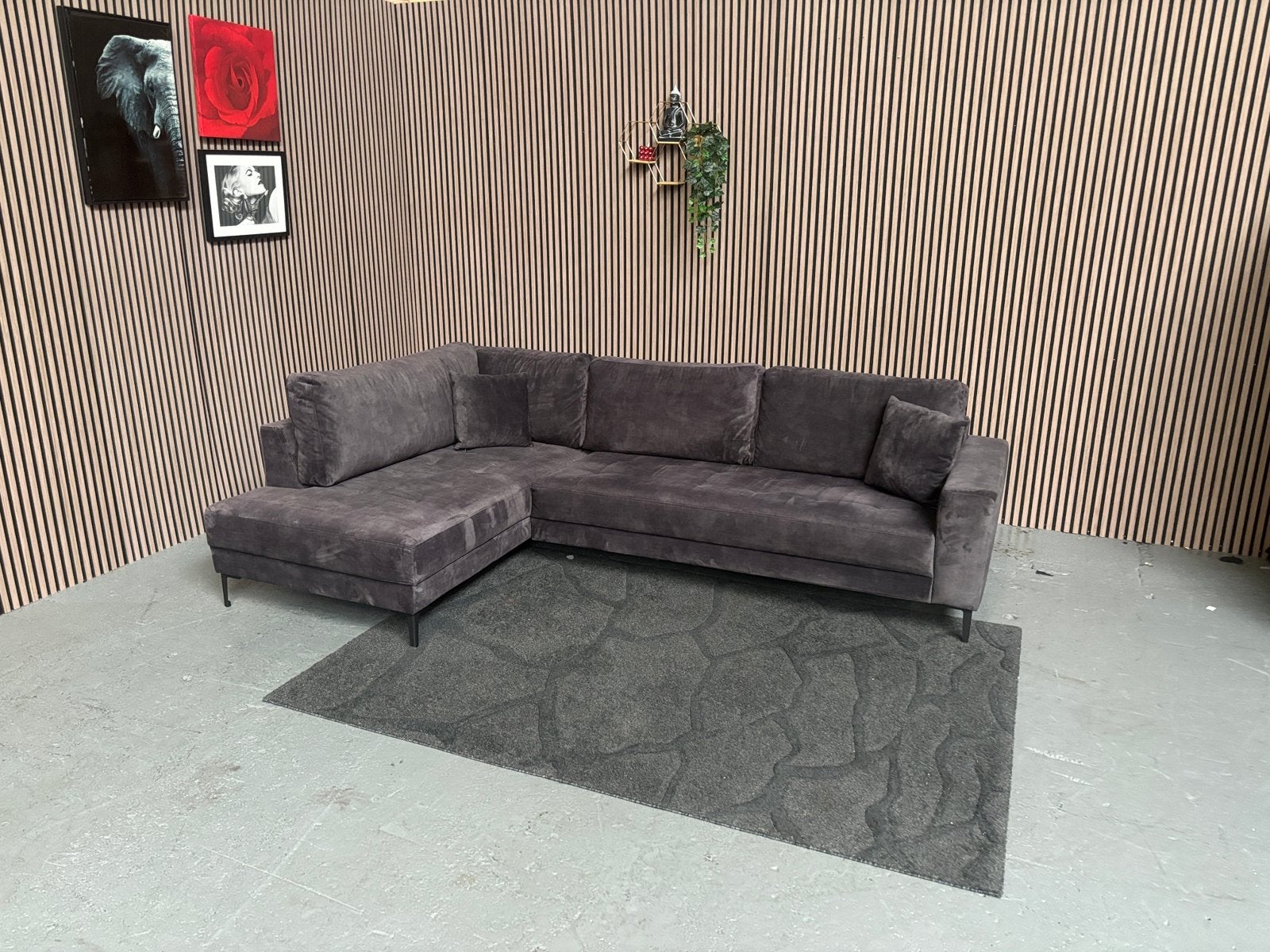 GRATIS LEVERING Goossens Coco Hoekbank 285x180 GEREINIGD, 250 tot 300 cm, Hoekbank, Ophalen of Verzenden, Zo goed als nieuw
