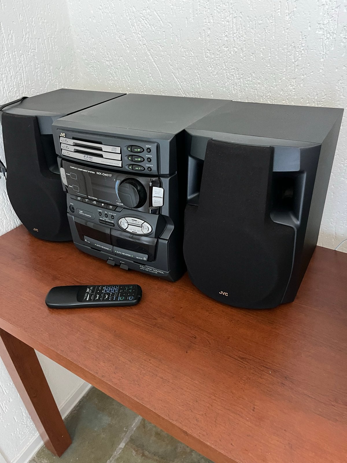 JVC MX-D401T Compact Component Systeem met Afstandsbediening, Audio, Tv en Foto, Stereo-sets, Ophalen, Gebruikt, Losse componenten