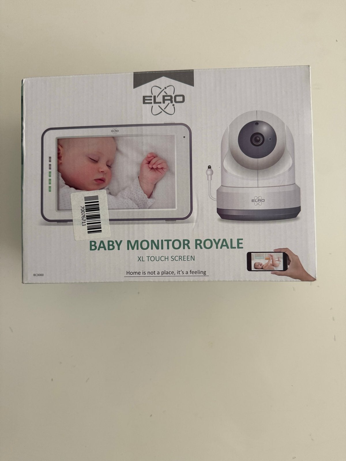 ELRO BC3000 Baby Monitor Royale XL Touch Screen, Kinderen en Baby's, Babyfoons, Ophalen of Verzenden, Nieuw, 250 meter of meer