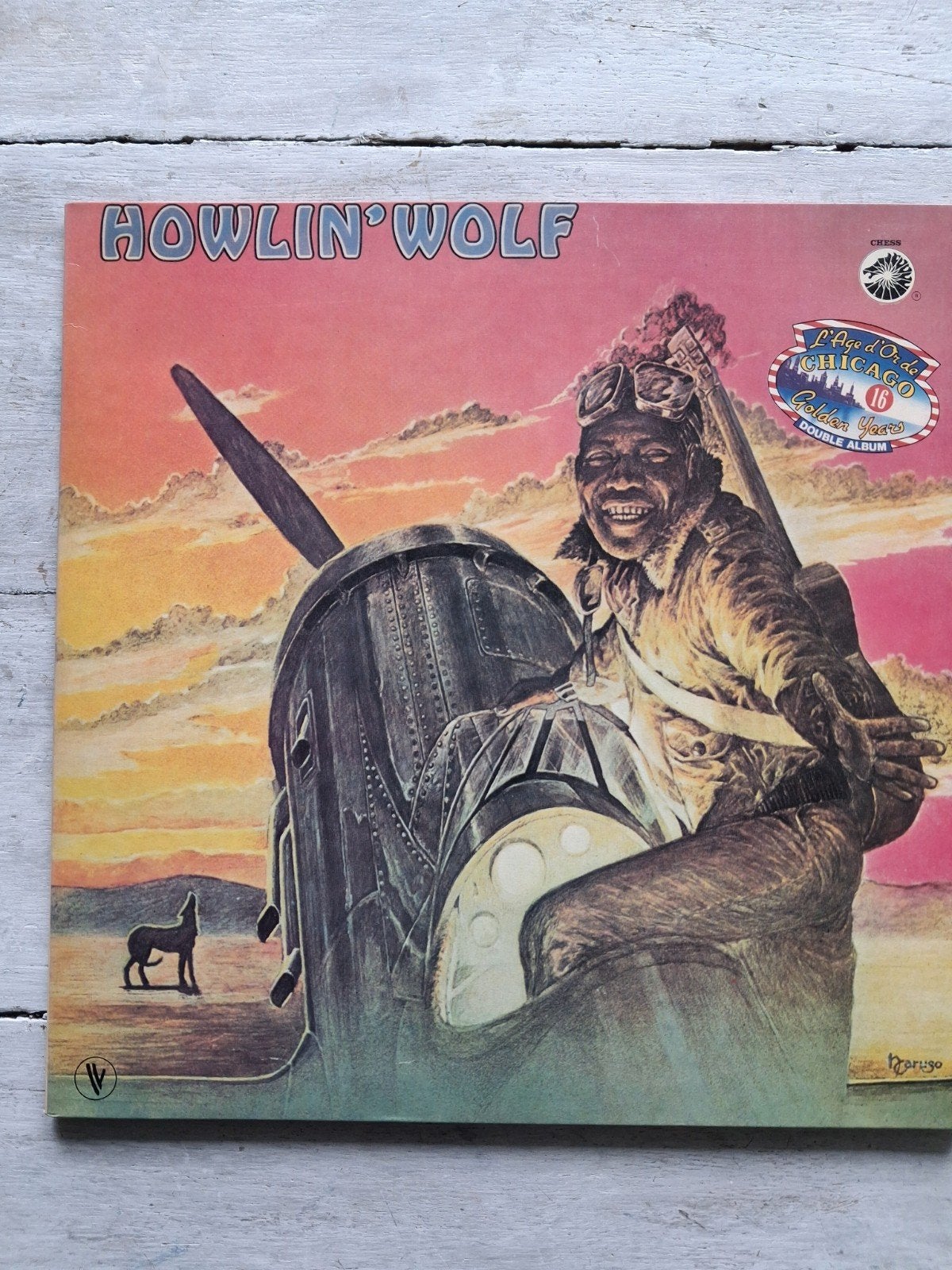 Howlin Wolf ,Chicago golden years , dubbel album ., Cd's en Dvd's, Vinyl | Jazz en Blues, 1960 tot 1980, Gebruikt, Ophalen of Verzenden