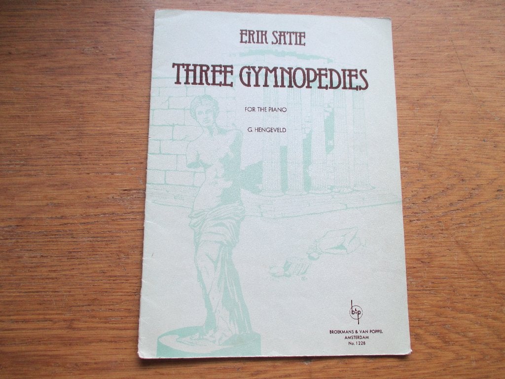 Erik Satie - Three Gymnopédies bladmuziek voor piano, Muziek en Instrumenten, Bladmuziek, Gebruikt, Klassiek, Ophalen of Verzenden