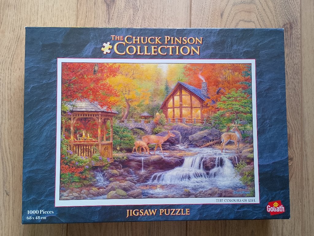 Goliath Chuck Pinson puzzel, Hobby en Vrije tijd, Denksport en Puzzels, Ophalen of Verzenden, 500 t/m 1500 stukjes, Zo goed als nieuw