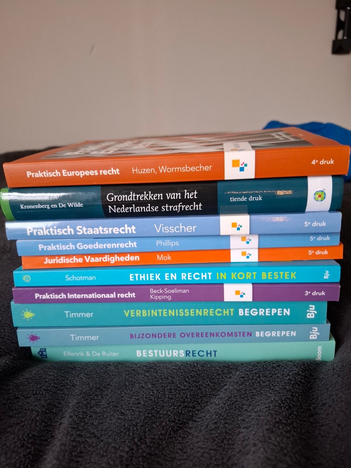 Recht studieboeken - Diverse titels en auteurs, Boeken, Studieboeken en Cursussen, Zo goed als nieuw, Gamma, Timmer, visscher