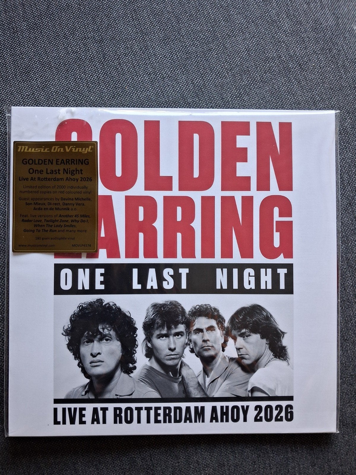 Golden Earing One last night (Coulored) Lp, LP, Ophalen of Verzenden, Zo goed als nieuw, 12 inch