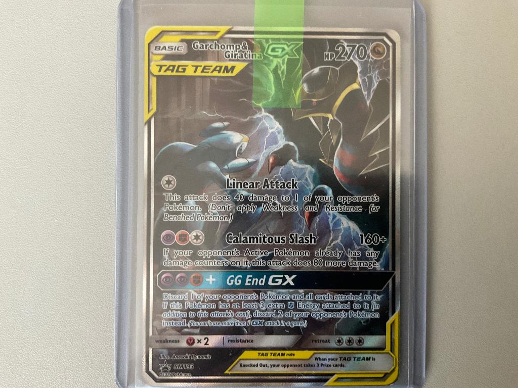 Garchomp & Giratina GX - SM193, Verzenden, Gebruikt, Losse kaart