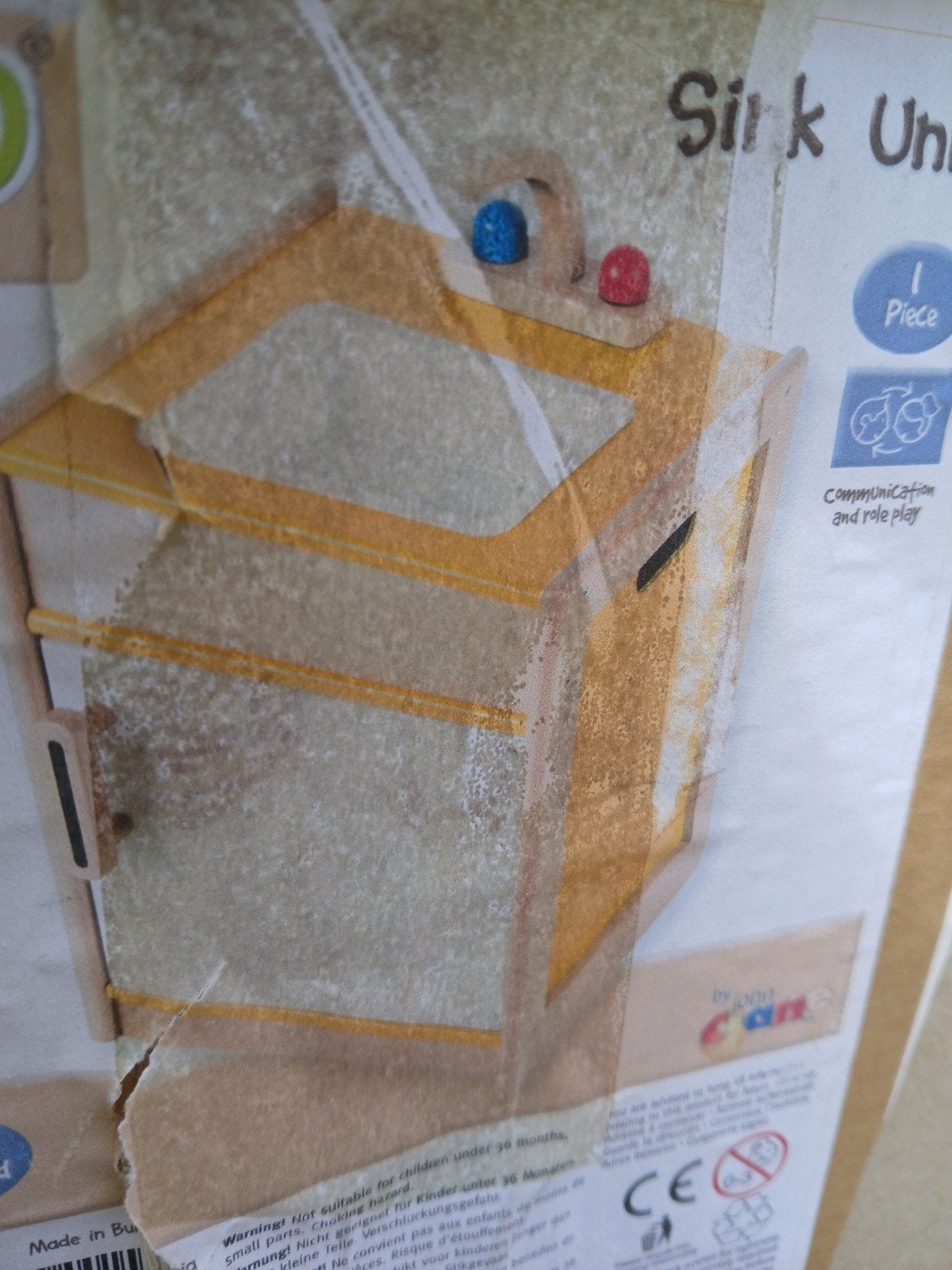Tidlo Houten Wasbak Geel/Wit voor Kinderen - Nieuw, Ophalen, Nieuw