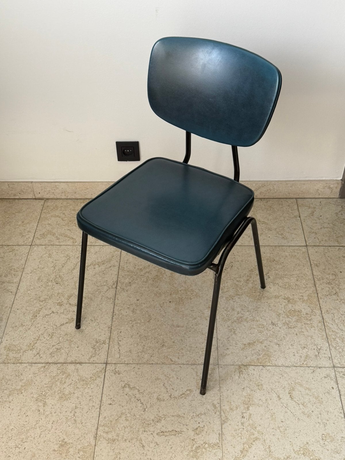 6 vintage stoelen door Pierre Guariche voor Trefac / Meurop, Huis en Inrichting, Ophalen, Gebruikt, Overige kleuren, Modernistisch