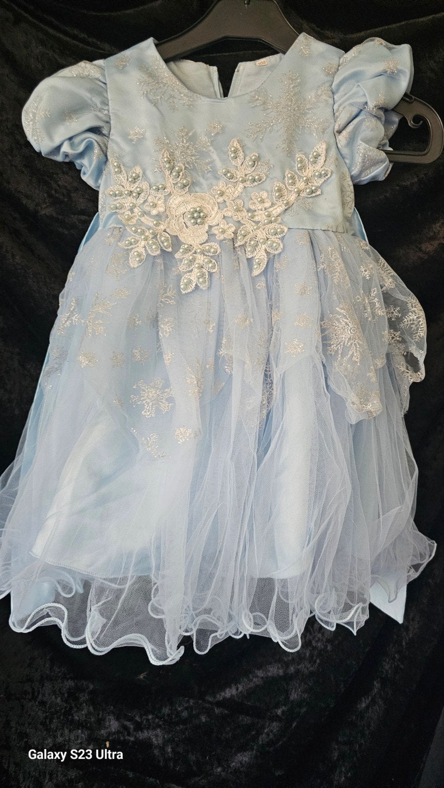 princessenjurk maat 98/104, Ophalen of Verzenden, Zo goed als nieuw, Meisje, Jas