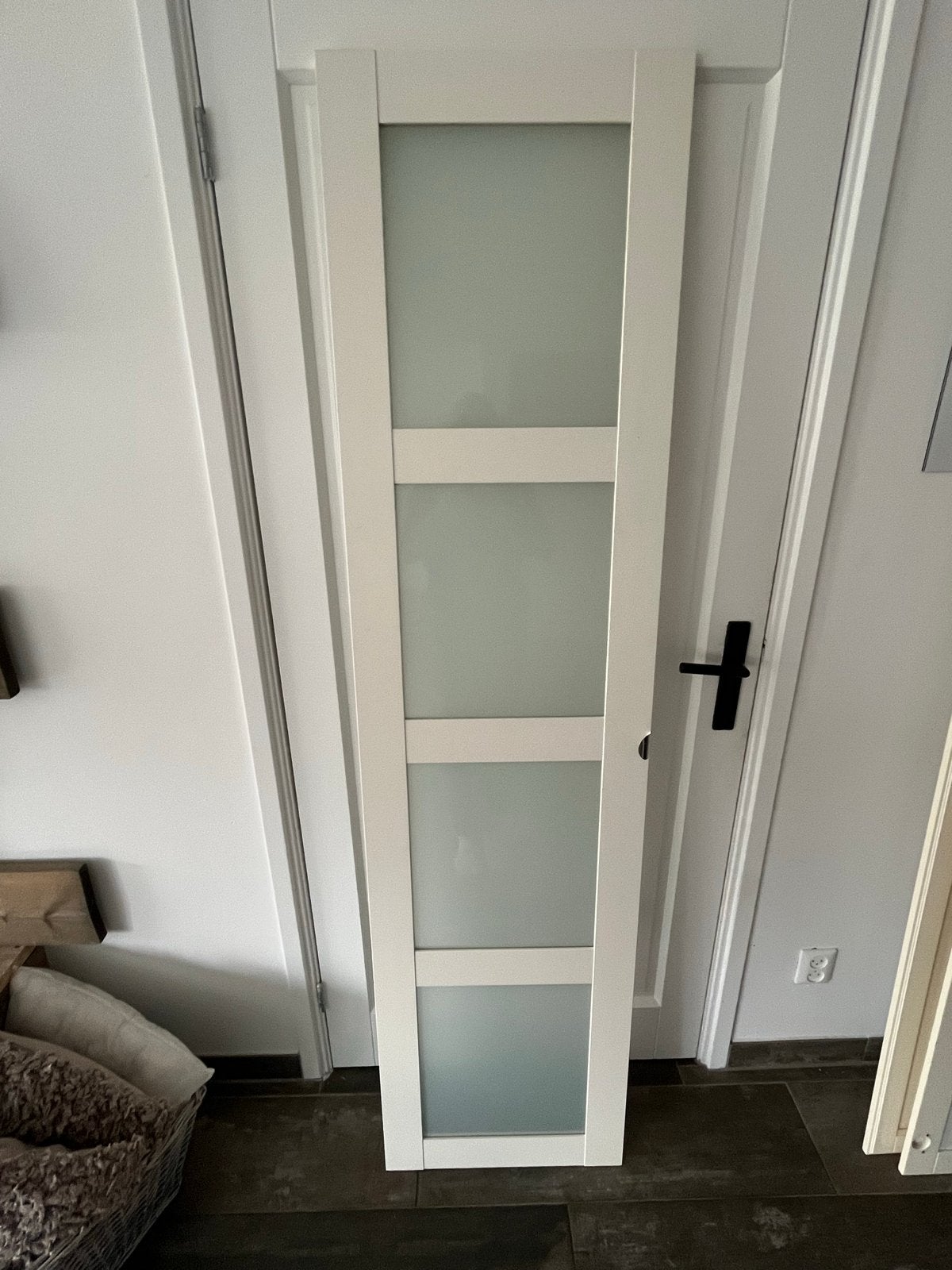 IKEA PAX deur met glaspanelen, 50x200cm, Ophalen, Gebruikt, Minder dan 80 cm, Binnendeur