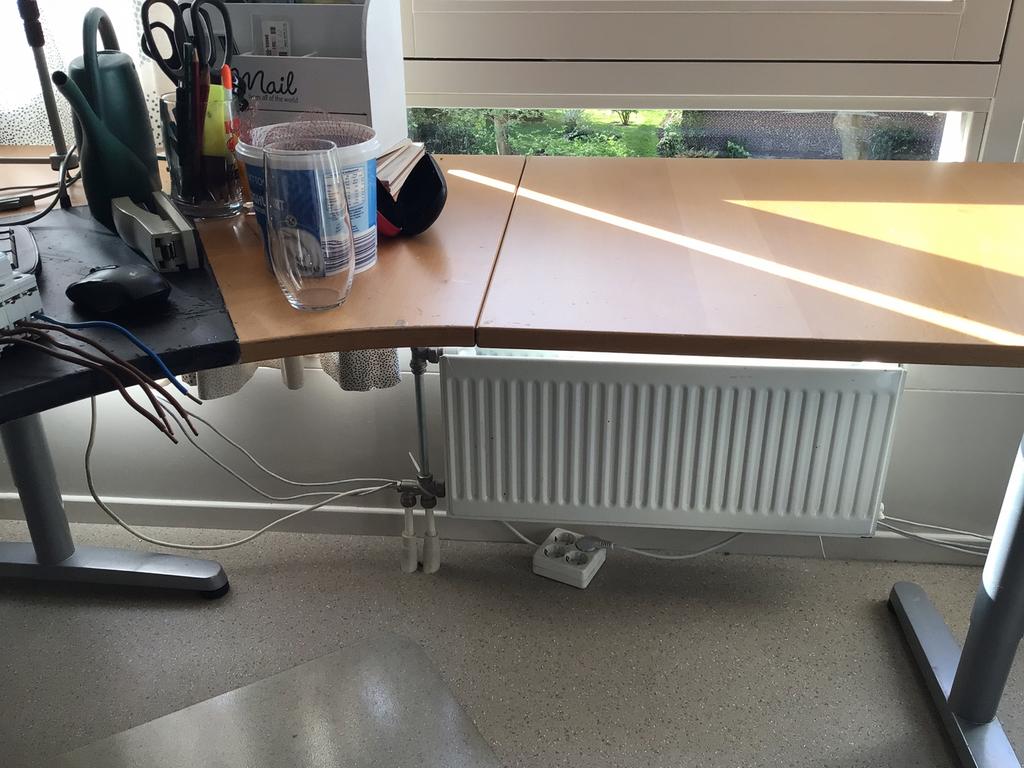 Verlengstuk ikea bureau met poot, Ophalen of Verzenden, Gebruikt