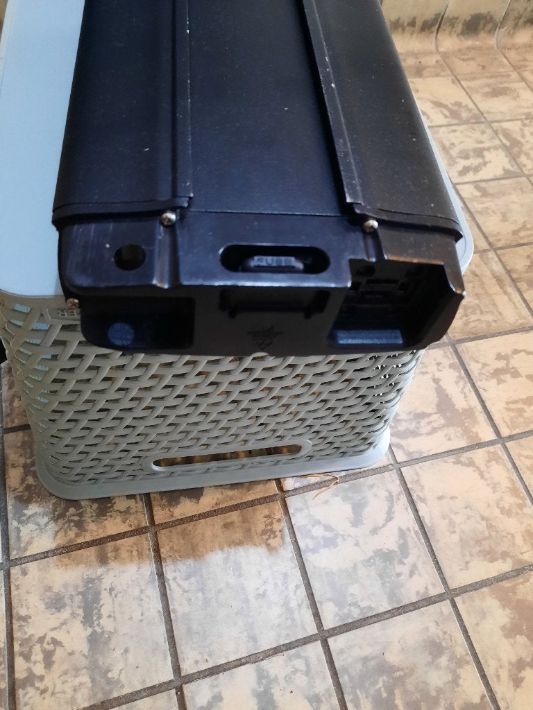 Fiets accu 36 volt, Ophalen of Verzenden, Gebruikt