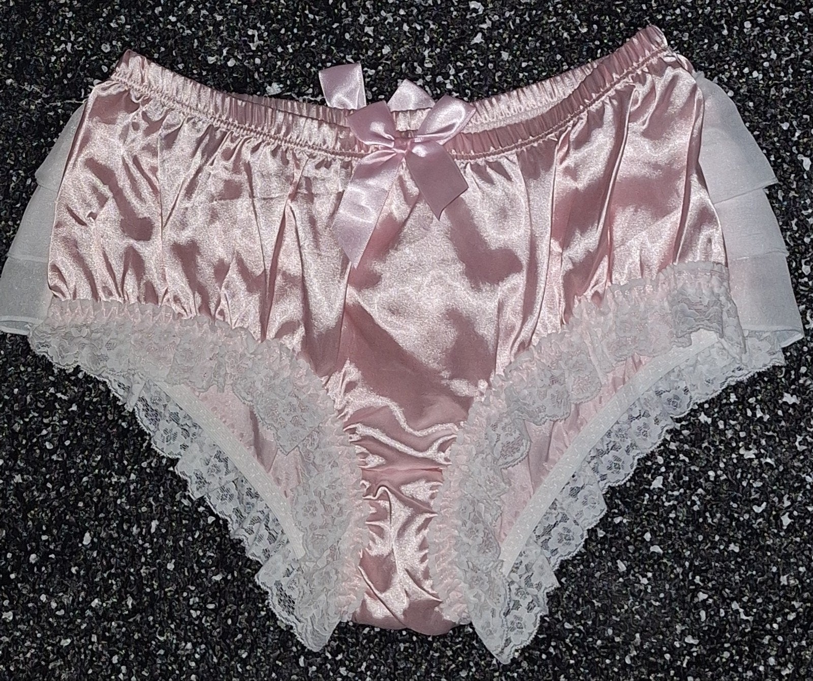 Supersexy wit/roze Sissy-slip maat M (38-40), Kleding | Dames, Verzenden, Wit, Slip