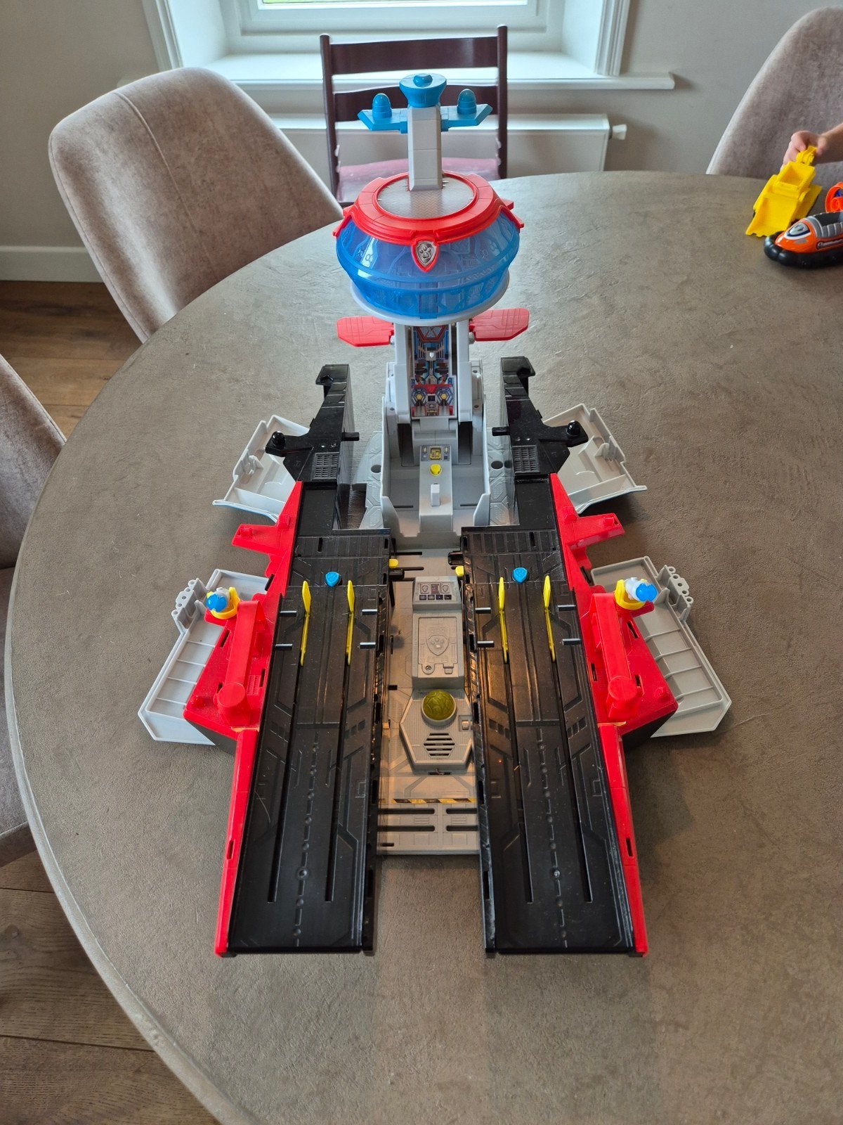 Paw patrol grote boot / vliegdekschip, Ophalen of Verzenden, Zo goed als nieuw, Jongen of Meisje