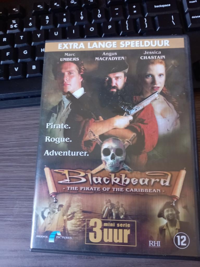 Blackbeard: The Pirate of the Caribbean Dvd, Gebruikt, Ophalen of Verzenden, Vanaf 12 jaar, Boxset