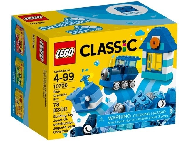 Lego | Classic | Blauwe creatieve doos | 10706, Inclusief instructies, Lego, Overige thema's, Lego