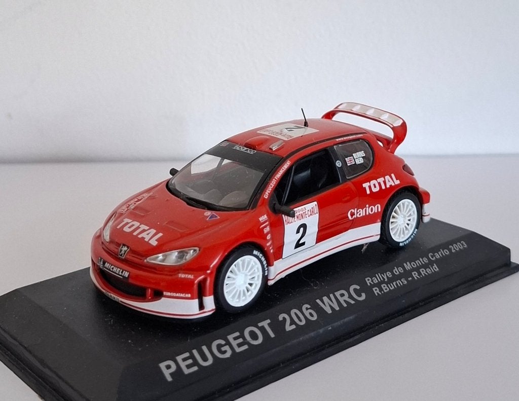 Peugeot 206 WRC - 2003 -, Ophalen of Verzenden, Nieuw, Auto, Overige merken