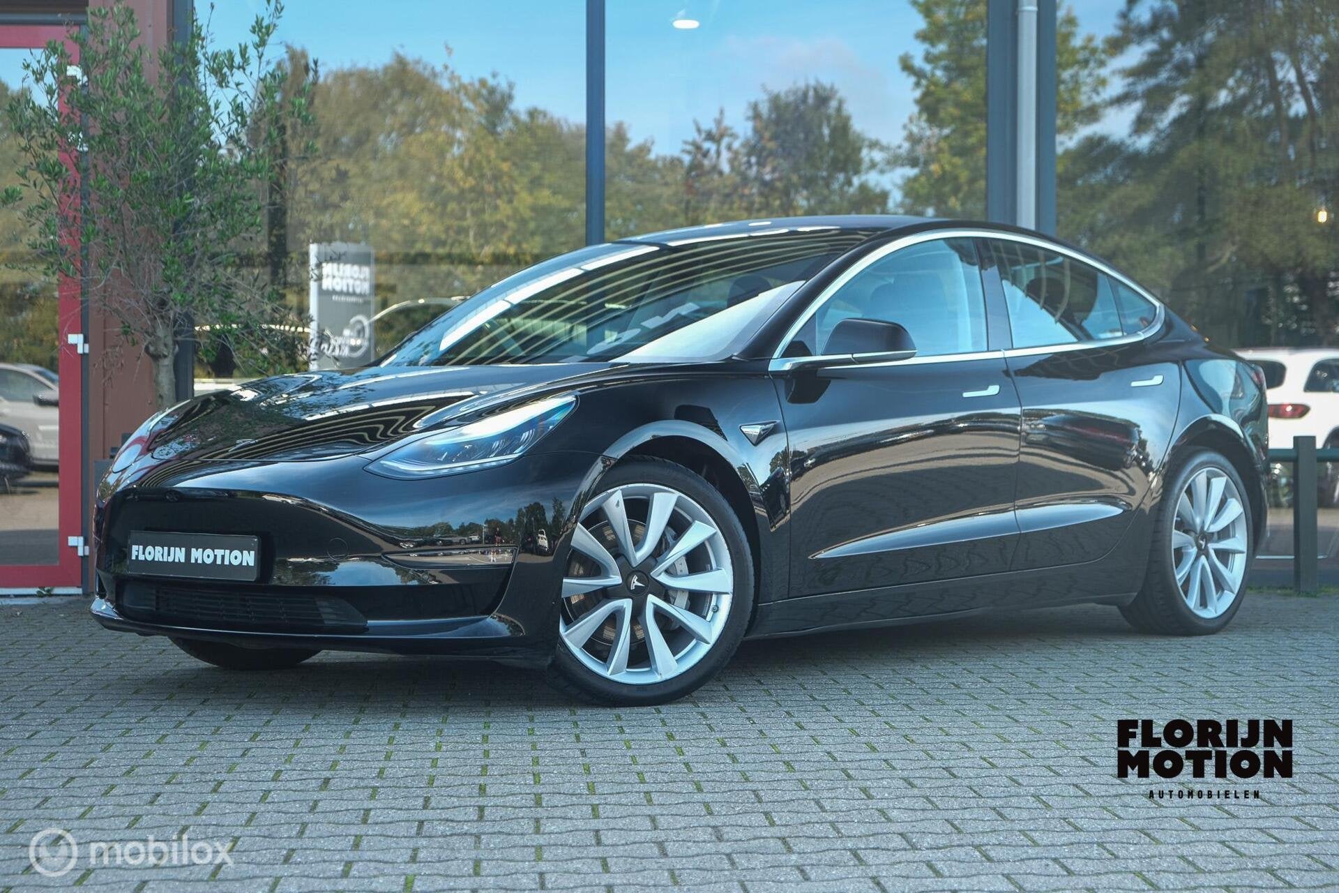 Tesla Model 3 Long Range AWD 75 kWh | 92% SOH | Stoelverwarm, Auto's, Automaat, Gebruikt, Zwart, Met garantie (alle)