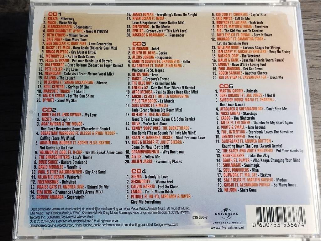 100x Ibiza 2014 [5 CD], Ophalen of Verzenden, Zo goed als nieuw, Pop