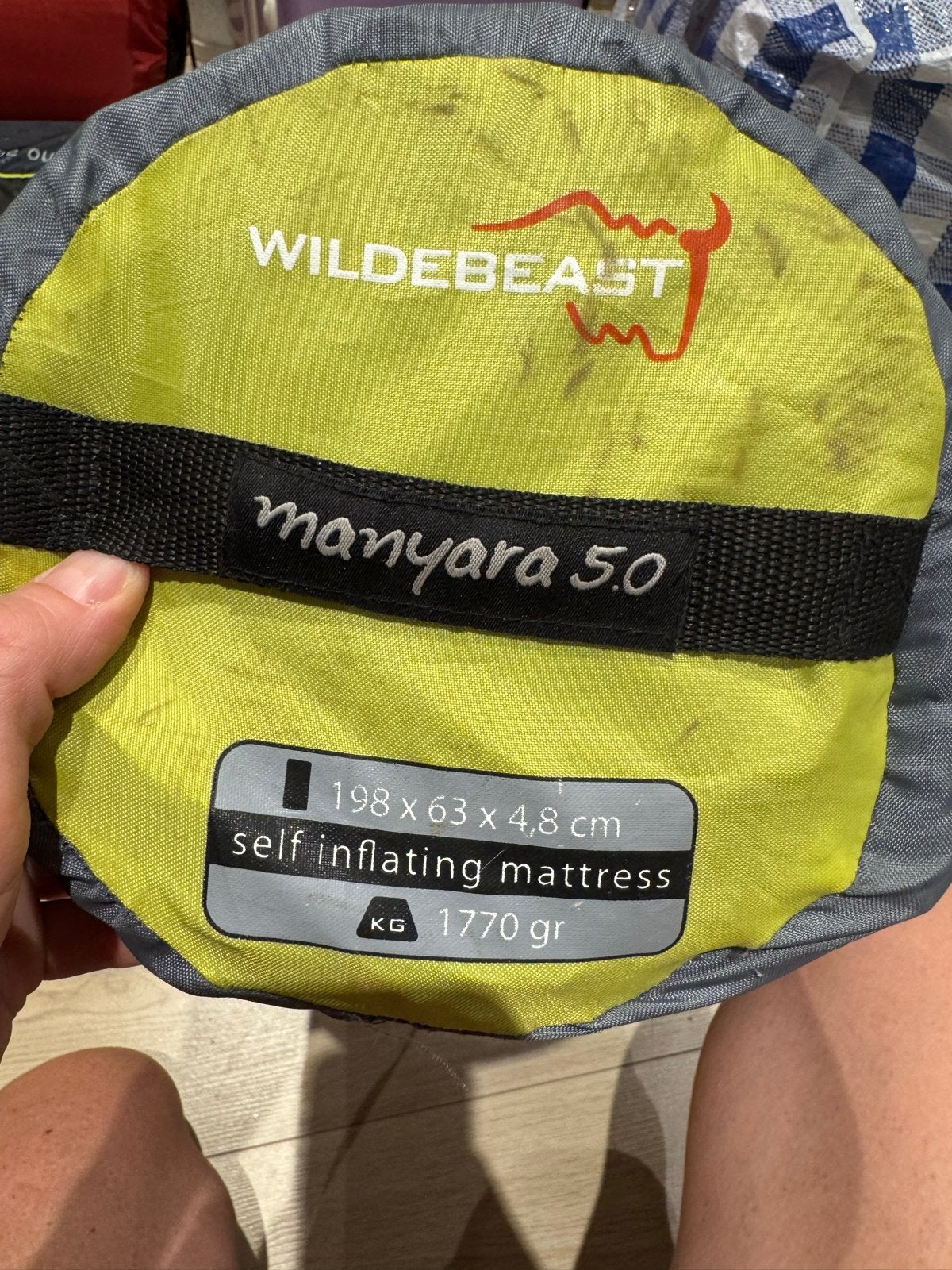 Wildebeast Manyara 5.0 Zelfopblaasbare Slaapmat, Ophalen, Gebruikt, 1-persoons