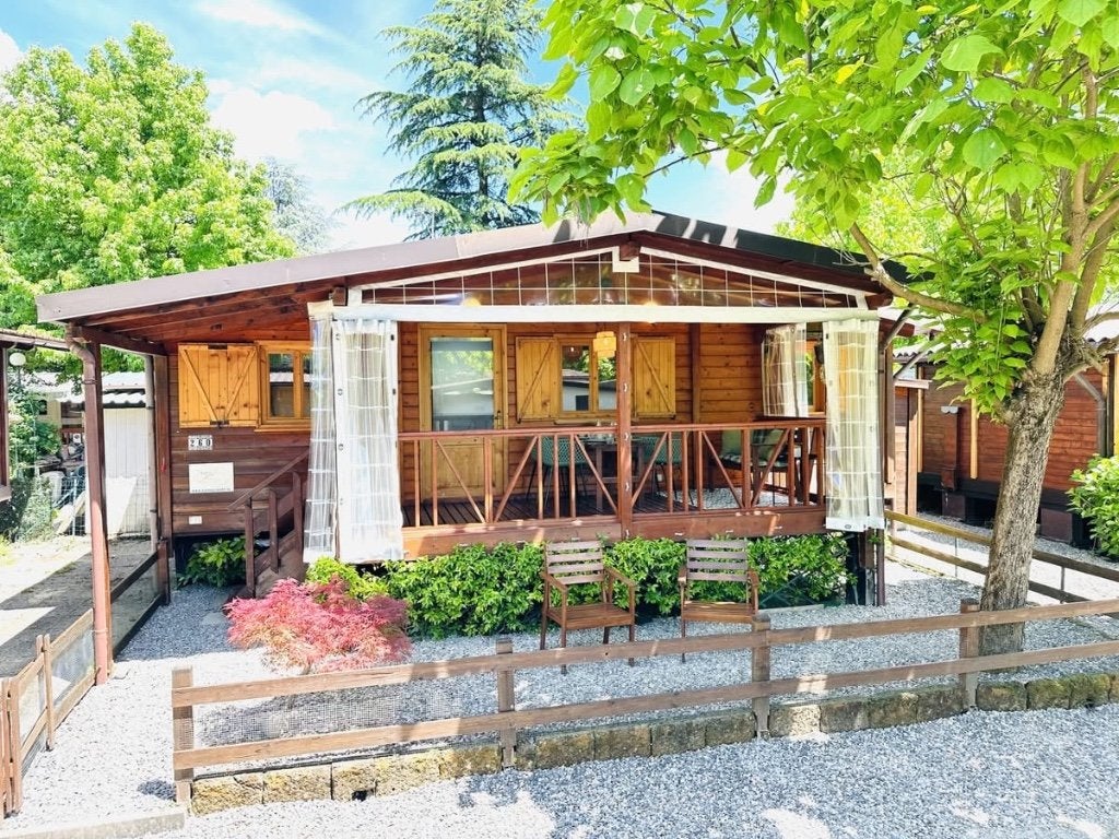 Vakantie chalet te huur bij meer van Lugano - Italië, 2 slaapkamers, Lombardije en Merengebied, Recreatiepark, Zwembad