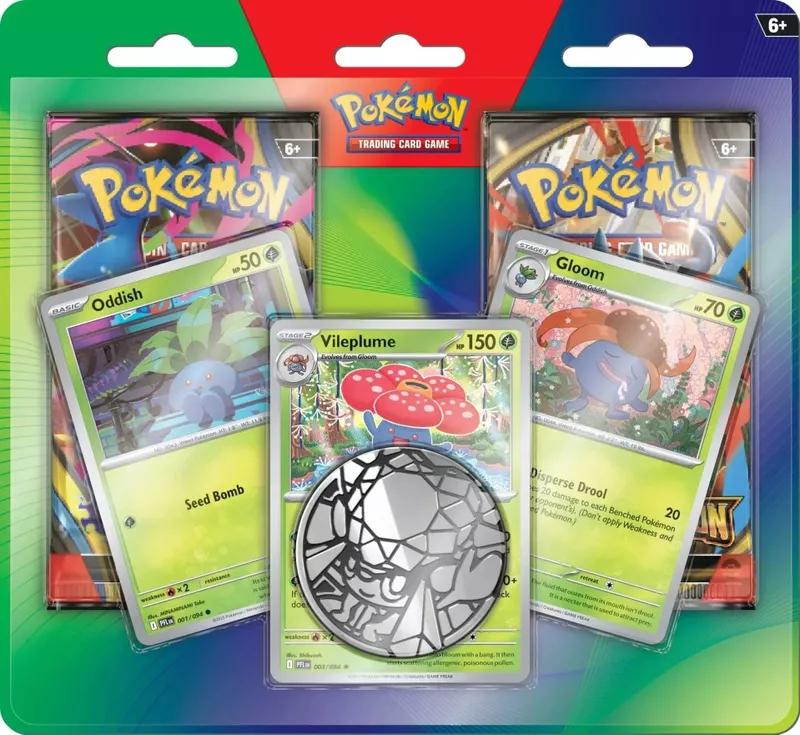 Pokemon Enhanced 2-Pack Blister – Oddish, Gloom & Vileplume, Ophalen of Verzenden, Nieuw
