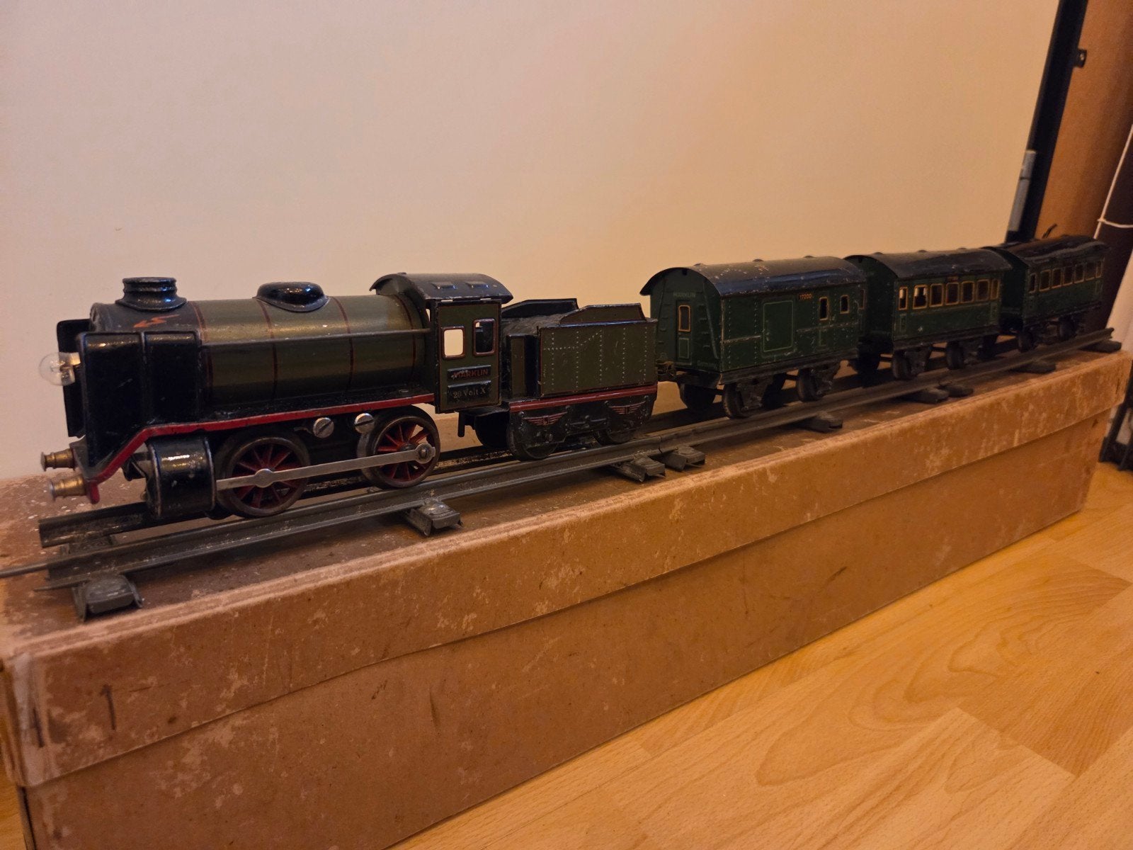 Elektrische Märklin trein jaren '30 (werkend), Antiek en Kunst, Antiek | Speelgoed, Ophalen of Verzenden