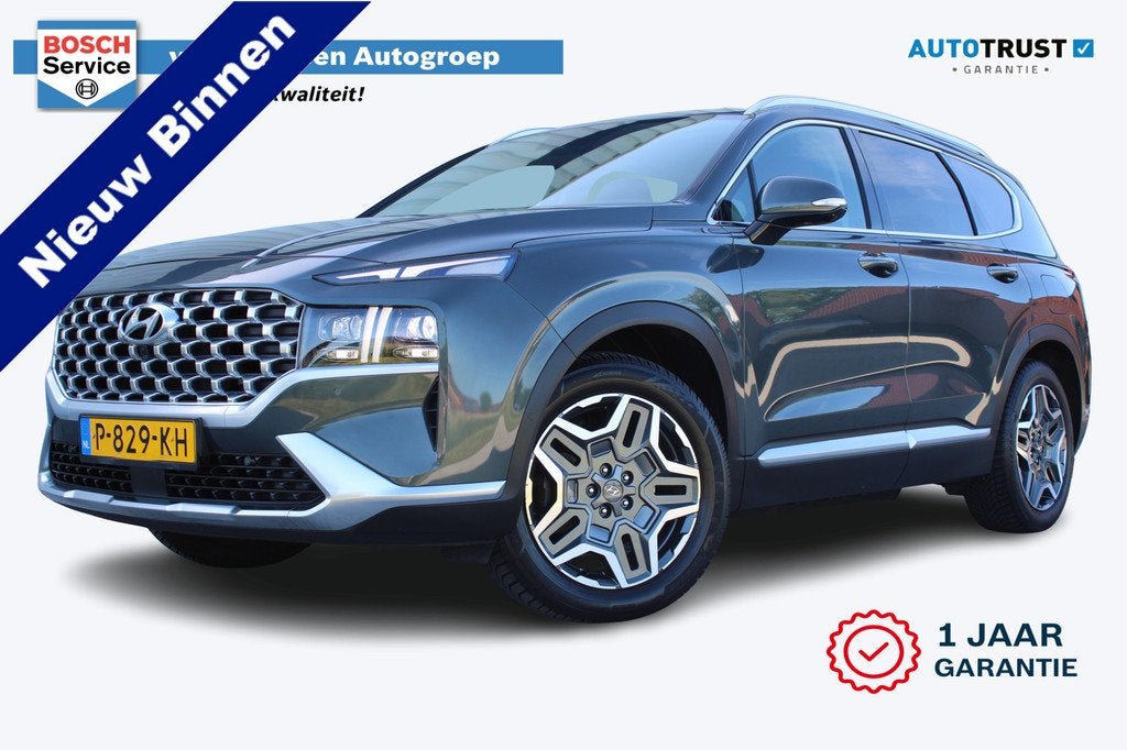 Hyundai Santa Fe 1.6 T-GDI PHEV Premium 4WD | Incl. 12 maand, Auto's, Hyundai, Santa Fe, Gebruikt, Euro 6, 4 cilinders