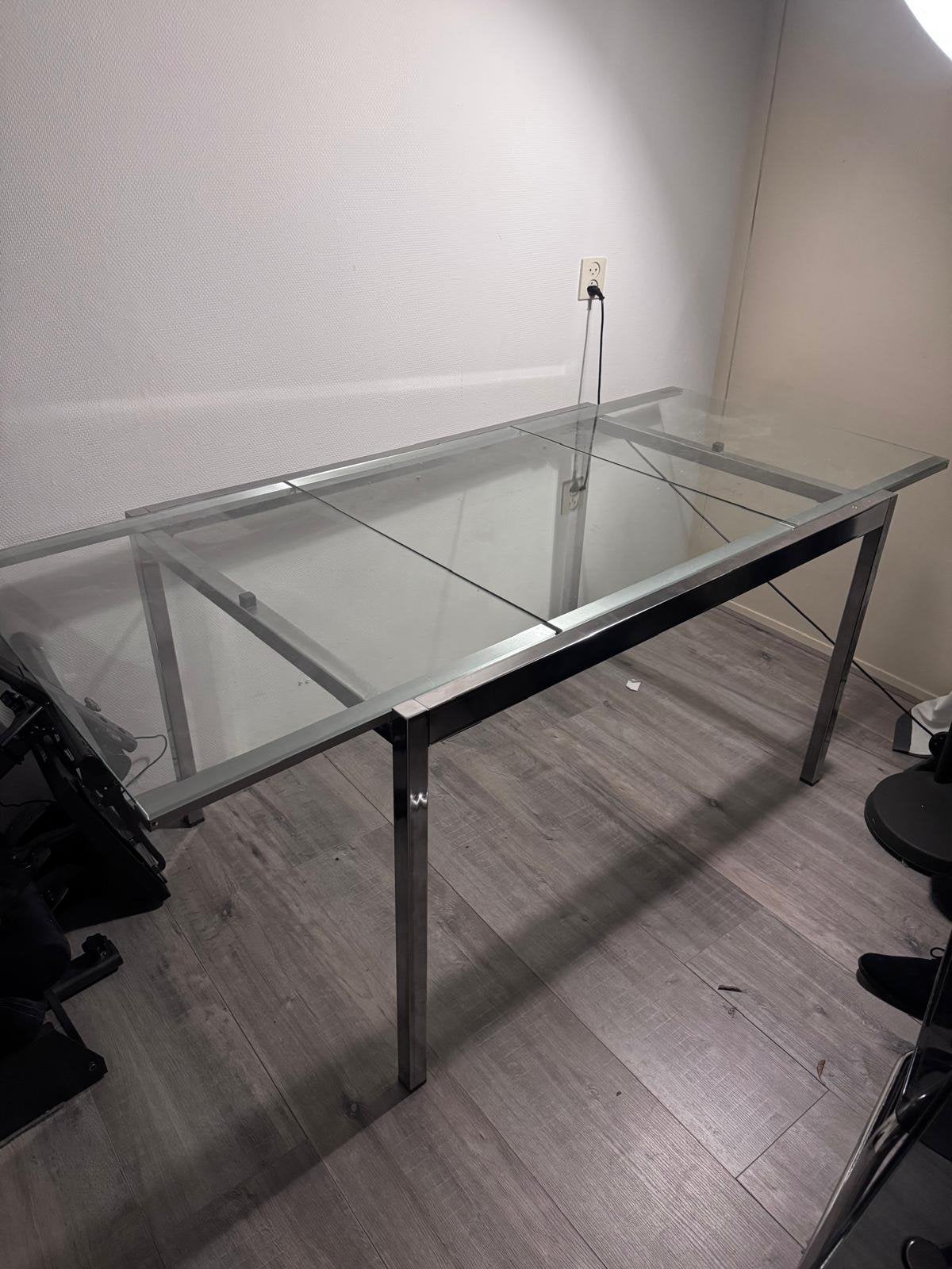 GLIVARP Ikea tafel 4 stoelen Tobias, Huis en Inrichting, Ophalen, Gebruikt, 100 tot 150 cm, 50 tot 100 cm
