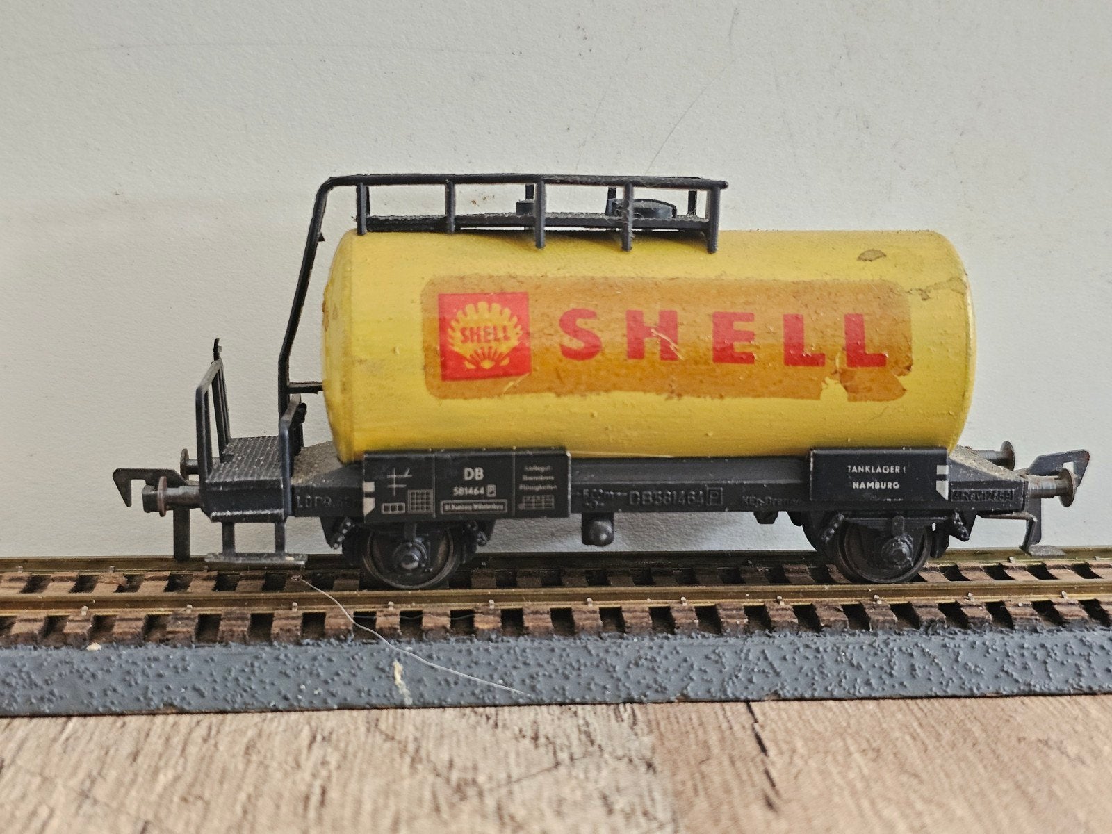 Fleischmann HO Shell Ketelwagen - Modelspoorbaan, Ophalen of Verzenden
