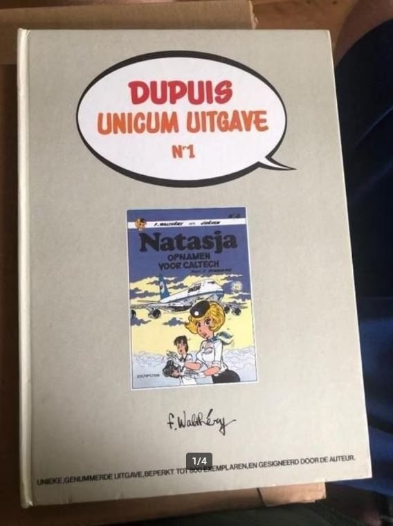 natasja Dupuis walthery hardcover k5 gesigneerd, Boeken, Stripboeken, Eén stripboek, Ophalen of Verzenden, Zo goed als nieuw