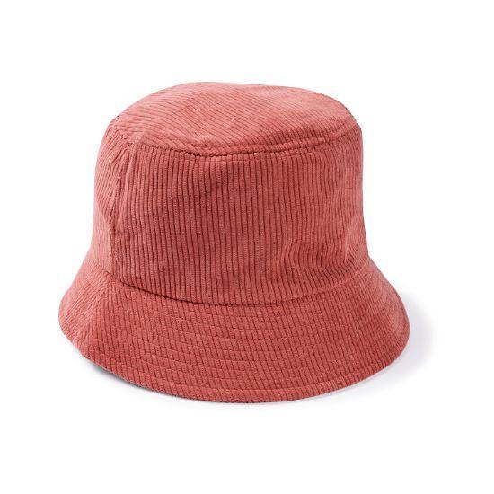 Buckethat in zacht corduroy - oude roze, Kleding | Heren, Verzenden, Nieuw, 58 of 59 cm (L, 7¼ of ⅜ inch), Hoed