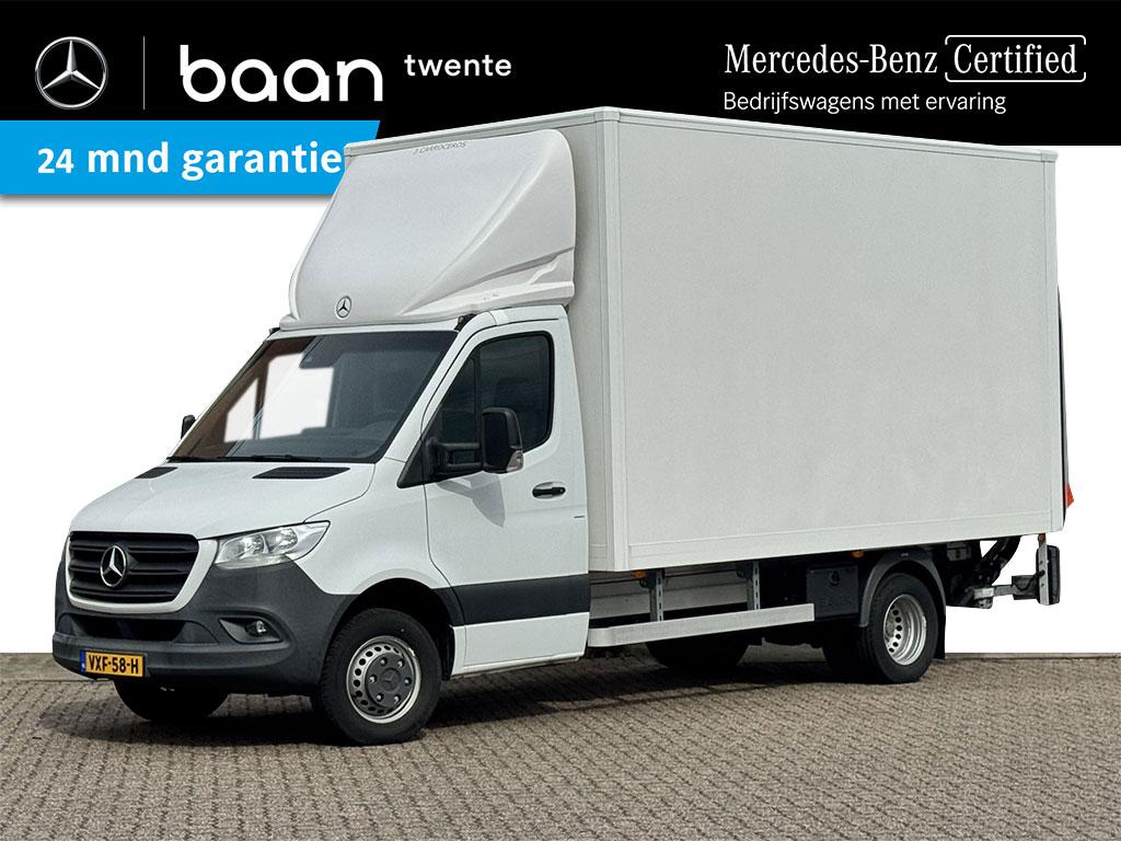Mercedes-Benz Sprinter 516 Bakwagen + Laadklep Dhollandia |, Gebruikt, 4 cilinders, Wit, Mercedes-Benz