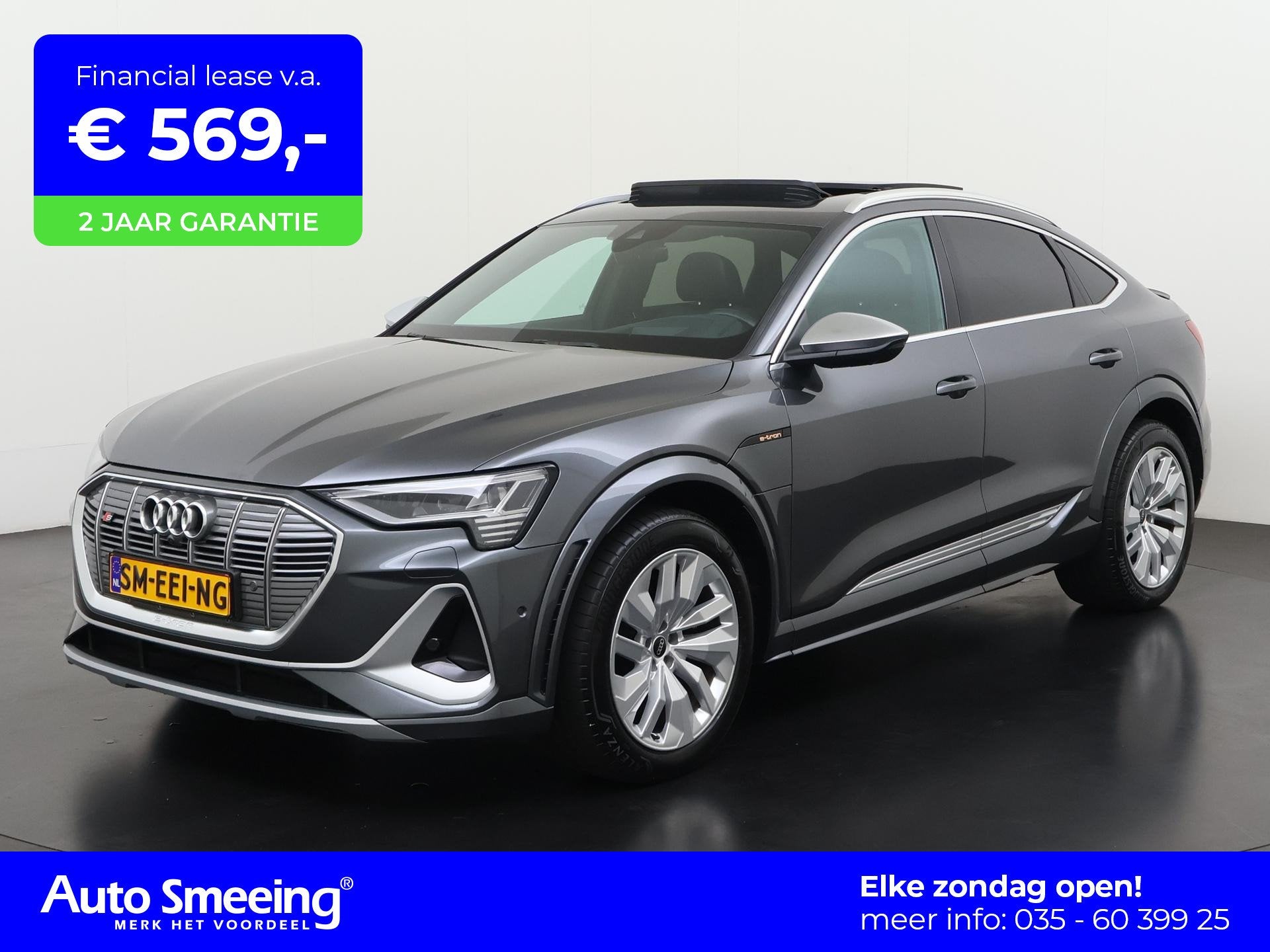 Audi e-tron Sportback S quattro 95 kWh S-Line | SOH 94% | Pa, Auto's, Automaat, 368 km, 95 kWh, Lichtsensor