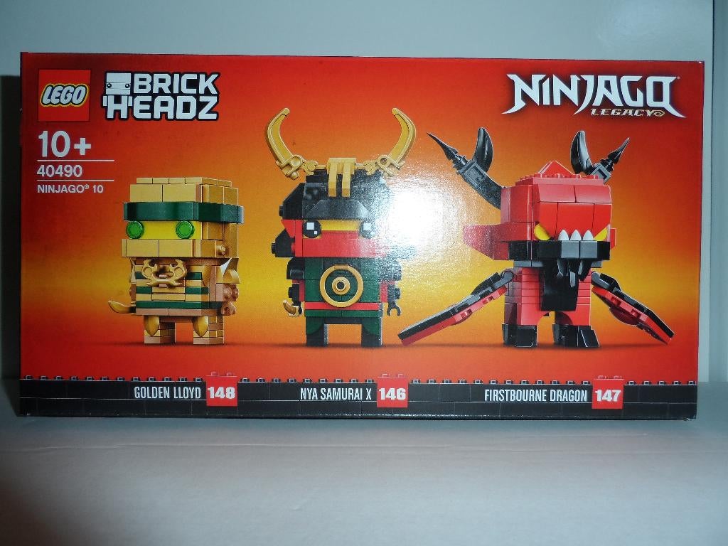 Lego 40490 Ninjago 10 jaar - Brickheadz *Nieuw / MISB*, Lego, Nieuw, Ophalen of Verzenden, Ongeopend/sealed