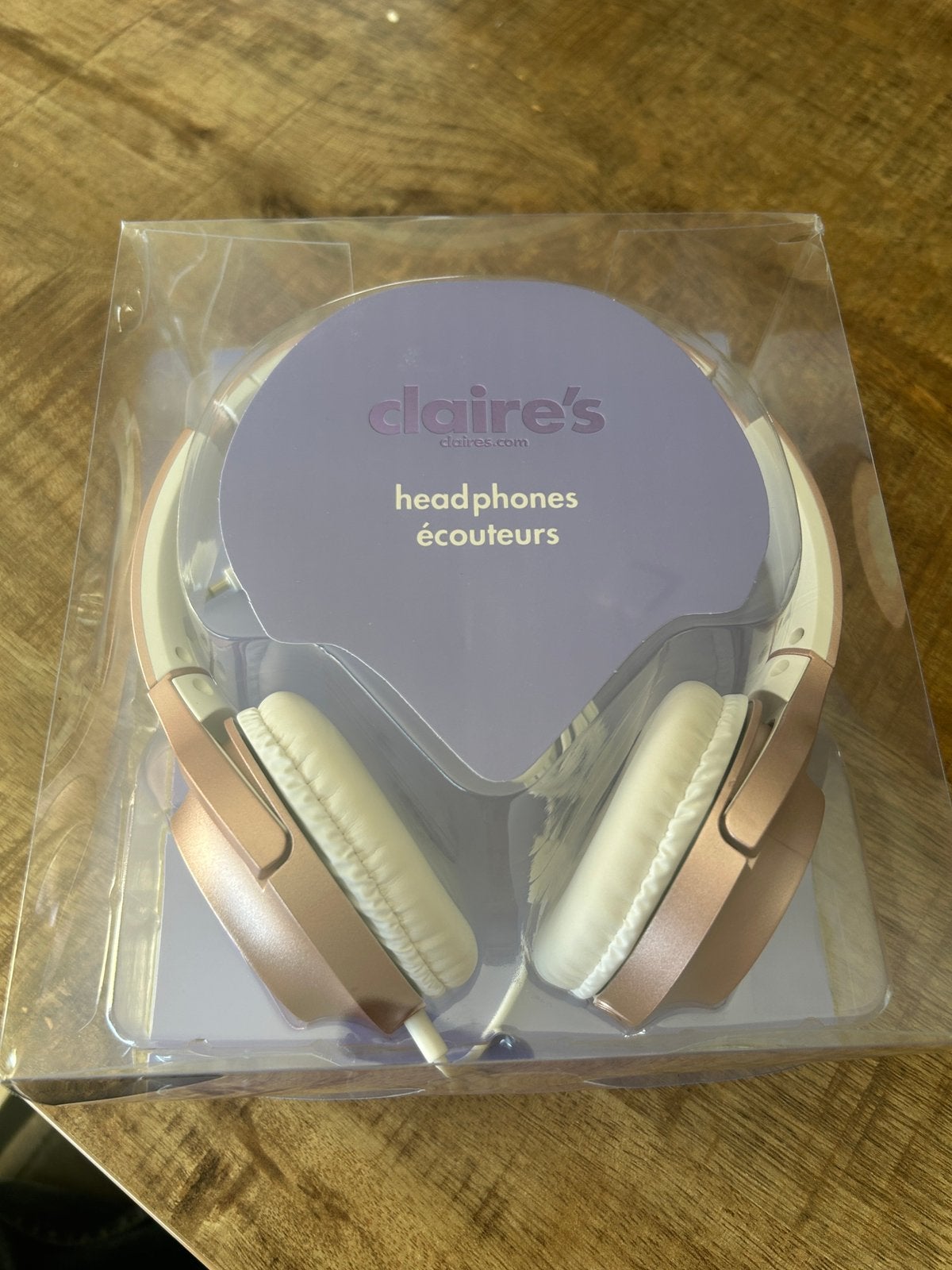 Koptelefoon metallic roze, Overige merken, Roze, Nieuw, On-ear