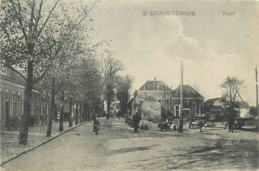 702-006-031 S Gravenzande Vaart, Verzamelen, Ansichtkaarten | Nederland, Verzenden, Voor 1920, Zuid-Holland