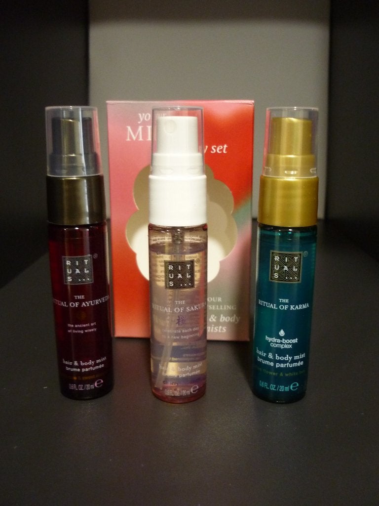 Nieuw Rituals setje 3x mini Hair & Body mist, Sieraden, Tassen en Uiterlijk, Uiterlijk | Lichaamsverzorging, Ophalen of Verzenden